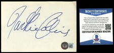 Jackie Collins d2015 signed autograph 4x6 card Novelist and Actress BAS Cert picture