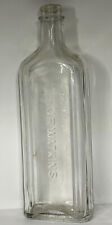 Vintage Embossed Glass Bottle J. R. Watkins Medicine Apothecary picture