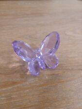 Retired Swarovski Violet Butterfly  Made in Switzerland  picture