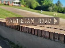 Civil War Sign Battlefield Antietam Road National Park Sign Marker picture