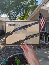 Vintage Original RARE Browning Shotguns Sign Countertop Easel Back Display picture