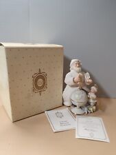 LENOX Santa's Route Porcelain Figurine And Elf #1360 of 2500 Santa picture