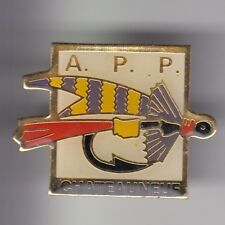 RARE PIN'S PINS.. SPORT FISHING FISH CLUB CHATEAUNEUF DU FAOU 29 ~D1 picture