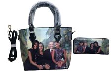The Obama Family  - Tote Bag w/ shoulder strap + Wallet - Set picture