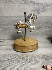 Vintage Musical Willets Design Carousel Horse Plays Tales From The Vienna Woods picture