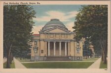 First Methodist Church Sayre Pennsylvania Postcard picture