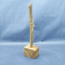 Early Vintage Primitive Wooden Mallet Tenderizer picture