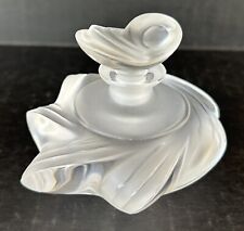 Lalique Crystal Perfume Bottle Samoa Swirl picture