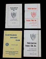 4 Vtg 1966-71 Polish American Century Club Roster & Constitution  Hamtramck MI picture