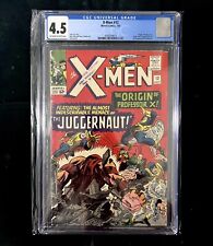 X-Men #12, CGC 4.5. 1st Appearance Juggernaut, Origin of Professor X picture