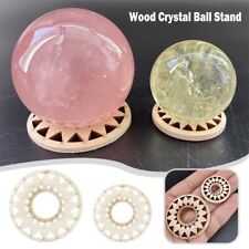 Crystal Ball Stand Wood Sphere Holder Crystal Ball Pedestal Bracket Base picture