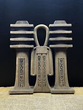 Two Djeds and Egyptian Ankh, Made In EGYPT picture