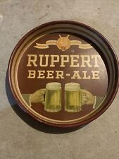 Vintage Ruppert Beer Ale Metal Serving Tray picture