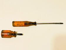 Vintage P&C PNC SCREWDRIVER Lot of 2 (PLVMB PLOMB PROTO) Amalite Slotted Stubby picture