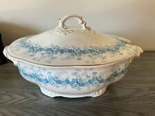 Antique Soup Tureen Royal Semi Porcelain Made In England Circa 1891-1897 picture
