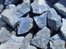 Blue Quartz - Rough Rocks for Tumbling - Bulk Wholesale 1LB options picture