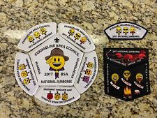 2017 Jamboree - Evangeline Area Council + Atchafalaya Lodge 563 Emoji Patch Set picture