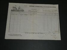 Maritime bill of lading 1860, Bayonne in A Coruña in Spain, CADIZ ship picture