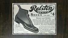 Vintage 1904 Ralston Health Shoes For Men Shoemakers Original Ad - 721 picture
