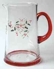 Pfaltzgraff Winterberry 64 Oz Glassware Handpainted Pitcher 5442874 picture
