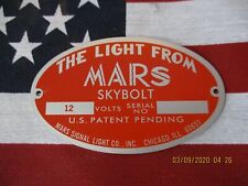 MARS Skybolt Oval Reproduction Replacement Badge picture