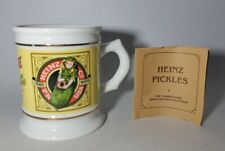 VINTAGE 1984 HEINZ SWEET PICKLES COFFEE MUG PORCELAIN Great Vtg Advertising NOS picture