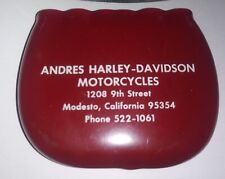 Vintage Andres Harley-Davidson Motorcycles Key-Coin Purse Modesto California picture