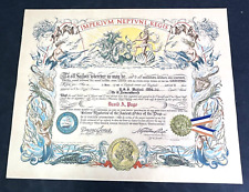 1969 USS Waddell DDG-24 Named Shellback Certificate picture
