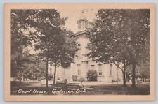 Vtg Post Card Court House, Goderich, Ont. B347 picture