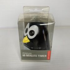 Kikkerland Penguin Kitchen Timer Mechanical 60 Minutes Super Cute Animal picture