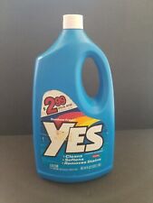 Discontinued 1989 Yes Laundry Detergent 90% Liquid of 64 oz Bottle Dow  READ picture
