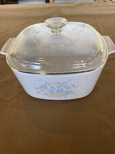 Country Cornflower 3 quart Square Casserole Dish With Lid By Corning Revere picture