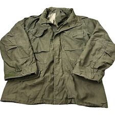 Vintage US Military OG 107 Field Jacket Size Small Green Vietnam picture