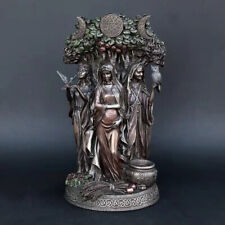 Greek Religion Celtic Dandu Triple Goddess Statue Hope Honor Furnishing Decor picture