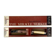 Vintage Regent Sheffield “The Miracle Worker” The Sharpest Knife Set In Box picture