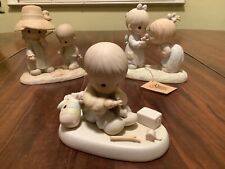 Precious moments LOT of 3 large figurines picture
