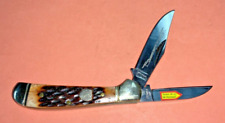 Frost Family Cutlery 440 Stainless Imitation Stag 2.5” Pocketknife AS IS NO BOX picture