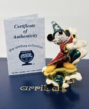 Disney Arribas Brothers Jeweled Sorcerer Mickey Mouse On Waves Swarovski Figure picture
