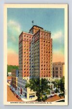 Charleston WV-West Virginia, Kanawha Valley Building, Vintage Souvenir Postcard picture