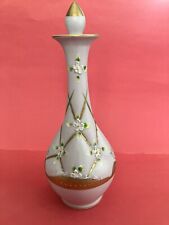 Vintage Hand painted 1930’s Perfume Bottle With Stopper. Made In Japan.  picture