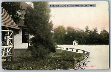 Elkhart Lake, Wisconsin - J.B. Schmidt's Resort - Vintage Postcard - Posted picture