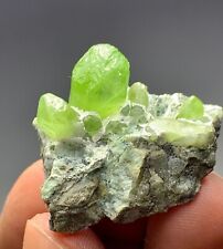 82 Carat beautiful terminated peridot crystal bunch specimen from Pakistan picture