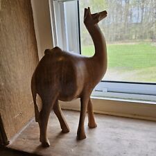 Hand Carved Wooden Camel picture