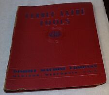 Turret Lathe Tools Catalog - Gisholt Machine Co. Madison Wisconsin (1940s ?) picture