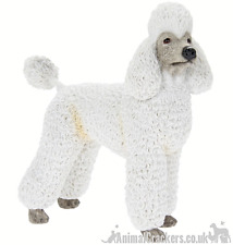 White standing Poodle ornament figurine sculpture quality Leonardo, gift boxed picture