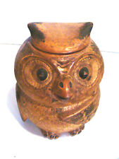 McCoy Matt-Brown Owl Cookie Jar 10 inch #204 Woodsy Owl 1970's USA picture