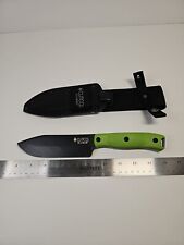 CUTCO KA-BAR 5726 Outdoorsman Hunting Knife Custom Neon Green Handle Todo Verde picture