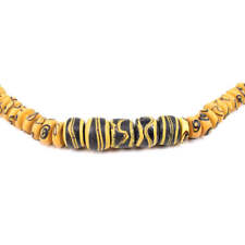 Rare Yellow Zen and Bumblebee Venetian Trade Beads picture