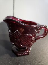 Avon 1876 Cape Cod Collection Creamer Ruby Red picture