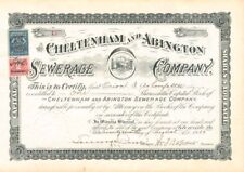 Cheltenham and Abington Sewerage Co. - General Stocks picture